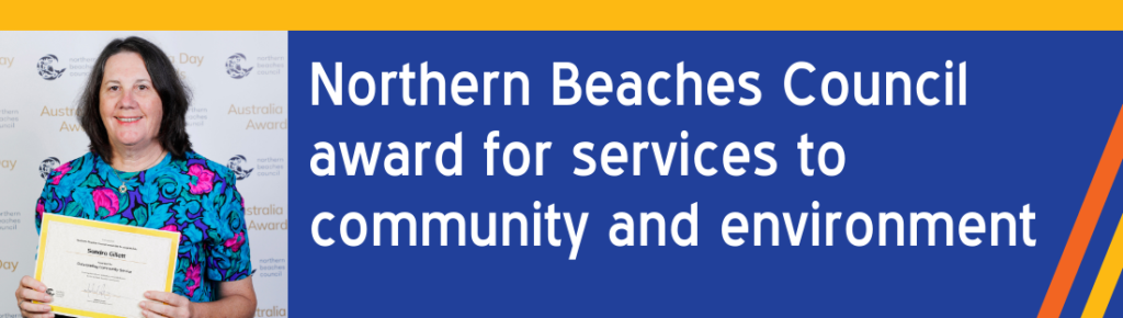 Northern Beaches Council recognises Sandra Gillet&rsquo;s contribution to the local community