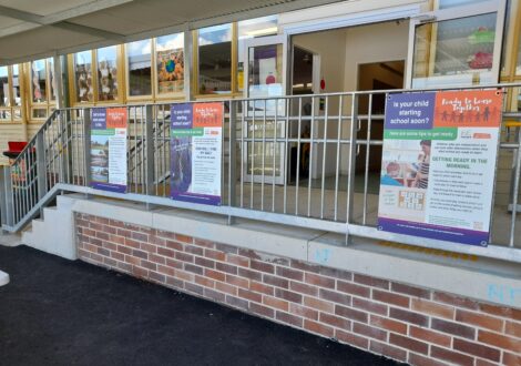 Ready to learn posters at school